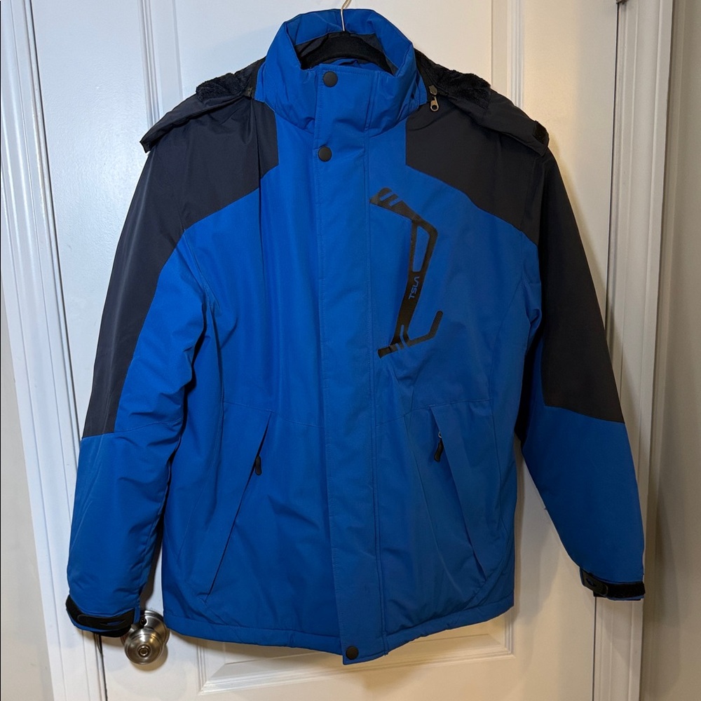 Blue and Black Winter Jacket- size medium